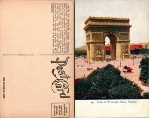 AK Vom Triumphbogen in Paris Frankreich mit historischen Details - Bild 1 von 1