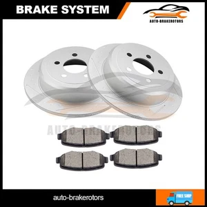 Taladro trasero para Jeep Liberty 2008-2012 2 rotores de freno con 4 pastillas de cerámica - Imagen 1 de 7
