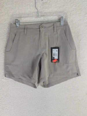 5.11 Tactical Eden Shorts Womens XS Rip Stop Work Enduro-Flex Badlands Tan - Imagem 1 de 4