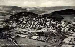 Eversberg 1965 panorámica imagen aérea ciudad casas paisaje viviendas montañas bosque - Imagen 1 de 1