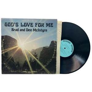 Brad and Dee McIntyre Gods Love For Me Vinyl LP SIGNED Christian Gospel 1977 - Picture 1 of 7
