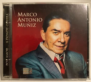 MARCO ANTONIO MUÑIZ - POR AMOR ... A DONDE QUIERA - 2003 MEXICAN CD ALBUM - Picture 1 of 3