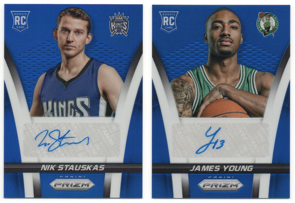 Autógrafos de novato Panini Prizm Prizms 2014-15 azul radiocontrol serie automática # - Elige cualquiera Foto 1 de 1