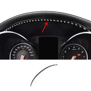 Tira de instrumentos de consola de fibra de carbono para Mercedes-Benz GLC 2016-2021 1 PIEZA - Imagen 1 de 6