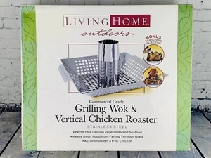 Grilling Wok and Vertical Chicken Roaster NEW! - Picture 1 of 4