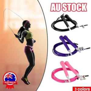 3M Fitness Gym MMA Boxing Crossfit Cardio Excercise PVC Skipping Jump Rope Speed - Picture 1 of 10