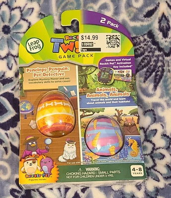 LeapFrog RockIt Twist Game Cartridge Pack Penelope Pet Detective/Animals New - Image 1 of 4