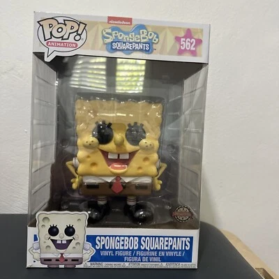 Bob Esponja Pantalones Cuadrados 562 ~ Vinilo Funko Pop ~ Tamaño 10” Pulgadas Foto 1 de 4