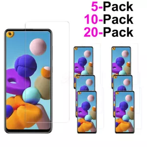 Großhandel für Samsung Galaxy A21 Hartglas Displayschutzfolie Klar HD - Bild 1 von 12