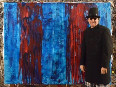 Mark Little Professional￼￼ Artist Painting 81” X 62”(6ft. 9in)Abstract Modern - Image 1 of 4