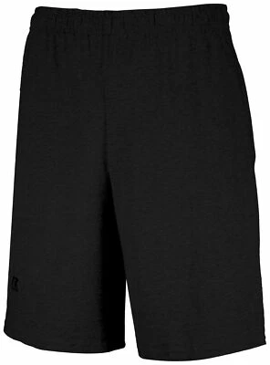 Pantalones Cortos Russell Basic 6.8 Onzas Costura Lateral Gimnasio Correr Bolsillos 25843M S-4XL Foto 1 de 2