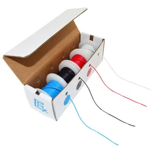 30 Gauge Stranded Hook Up Wire Kit - Four 25 Foot Spools with Dispenser Box - Picture 1 of 4