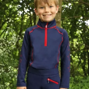 Hy Stella Children's Base Layer navy/red Age 7-8 *REDUCED FROM £24.95* - Picture 1 of 1