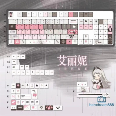 Arknights Irene Keycaps Cherry PBT Dye-sub 149 Keycap New for Cherry MX Keyboard - Image 1 of 4