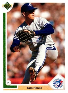 1991 Upper Deck #149 Tom Henke - Picture 1 of 2