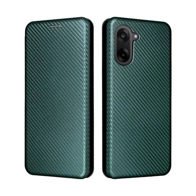 For OnePlus Nord CE5, Carbon Fiber Leather Business Wallet Stand Case Cover - Image 1 of 4
