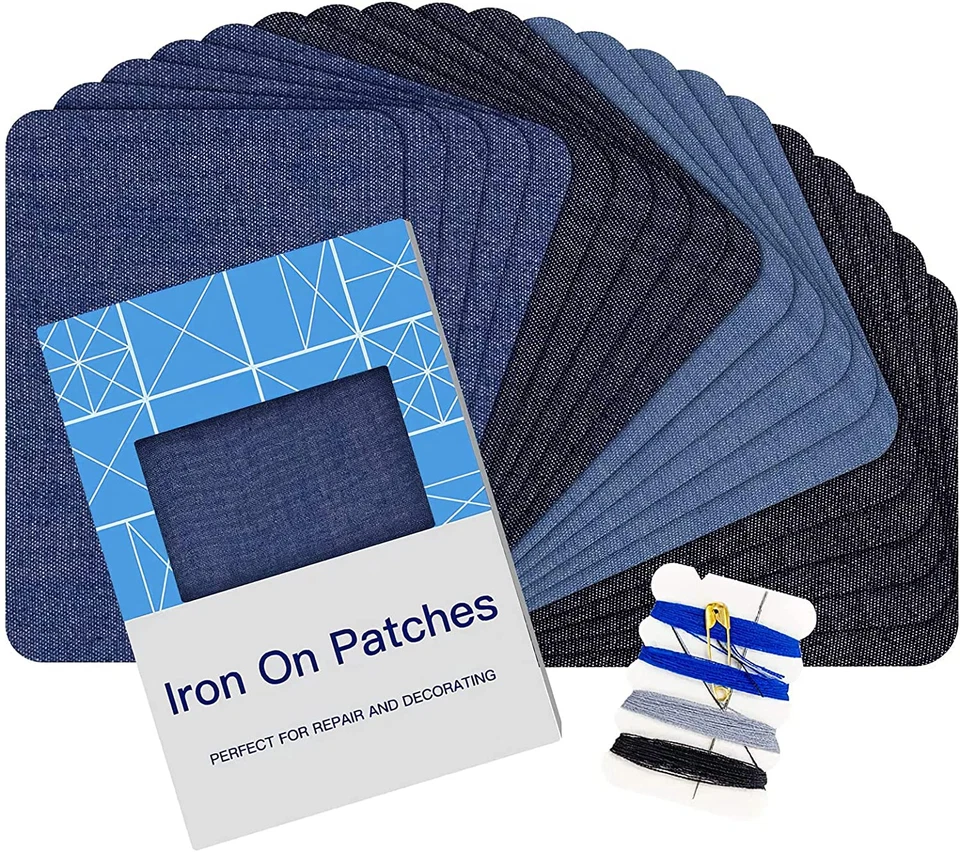 HTVRONT Iron on Patches for Clothes 20PCS Iron on Patches for Jeans 3" by 4-1/4