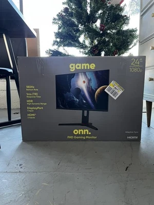 ONN 100027813 24" 165 Hz FHD Gaming Monitor - Black - Image 1 of 3