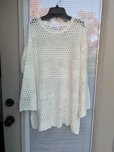 Damen Badeanzug Häkel Schwimmen Cover Up 2025 Sommer Badeanzug Bademode Mesh - Bild 1 von 4