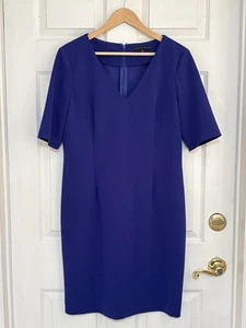 Antonio Melani Size 14 Sheath Dress Royal Blue - Picture 1 of 5