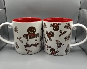 Eli + Ana WEIHNACHTEN LEBKUCHENMANN WEIHNACHTSBÄUME UND STECHPALME Becher Set NEU - Bild 1 von 5