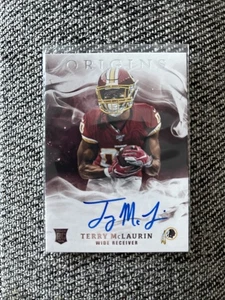 Tarjeta de novato Panini Origins Terry McLaurin 2019 autógrafo RA-TM - Imagen 1 de 2