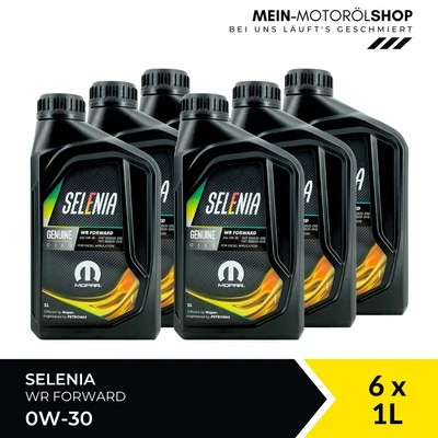 Aceite de motor Fiat Selenia WR Forward 0W-30 ACEA C2 6x1 litros = 6 litros