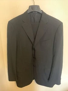 Pal Zileri Made In Italy Men’s Black Suit Size 56 - Picture 1 of 8