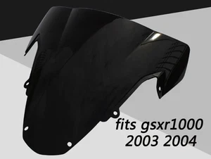 Parabrezza anteriore nero per SUZUKI GSXR1000 K3 K4 2003 2004 GSXR 1000 - Foto 1 di 1