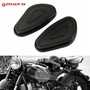 for Dnepr Ural Sidecar BMW R75 M72 R71 Zündapp KS750 Rubber Fuel Tank Pads Black - Picture 1 of 9