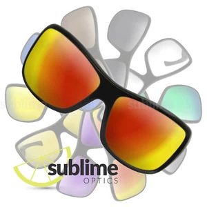POLARIZED Metallic Fire Red Replacement Lenses For Von Zipper Zorg ~ Rojo rouge - Picture 1 of 5