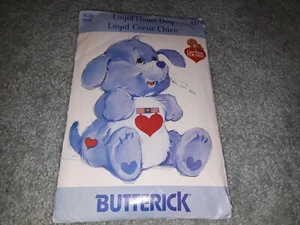 RARE VINTAGE 1985 BUTTERICK CARE BEARS COUSINS LOYAL HEART DOG PATTERN  - Picture 1 of 4