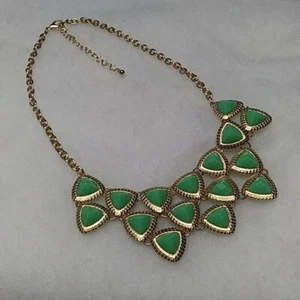Mint green statement necklace - Picture 1 of 3
