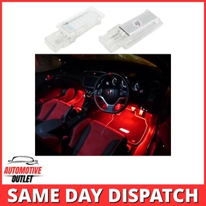 2X MK5 MK6 MK7 7.5 Interne LED Fußraum Tür Lichter Für VW , Rot - Imagen 1 de 5