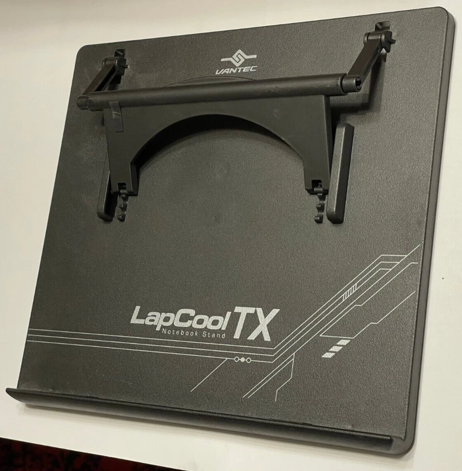 Vantec Lapcool TX 超可调笔记本电脑支架 带内置风扇 — 第 1/3 张图片