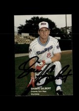 Shawn Gilbert Orlando Sun Rays 1990 Best authentic autographed card