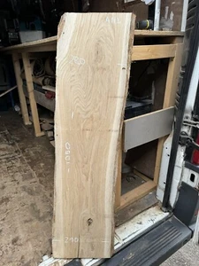 Live Edge Oak Boards - Oak slabs Kiln dried 1050-280-40mm thick - Picture 1 of 5