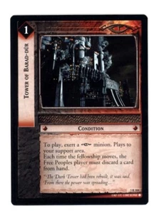 TOWER OF BARAD-DUR Rare 2002 LOTR Realms of the Elf-lords 3R104 C2 - Picture 1 of 2