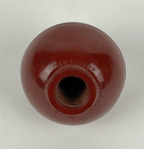 Vintage Daka-Ware Ball Knob 3/8" 16 Molded Thread Bakelite Phenolic Resin