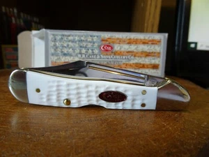 CASE XX COPPERLOCK 3.625" CLOSED 1-BLADE TRU-SHARP S.S. WHITE DELRIN HANDLE - Picture 1 of 12