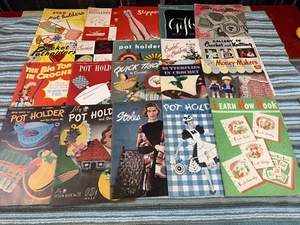 1941-1953 Lot of 20 Old CROCHET & KNIT MAGAZINES, Star Book, Coats & Clark's - Bild 1 von 17