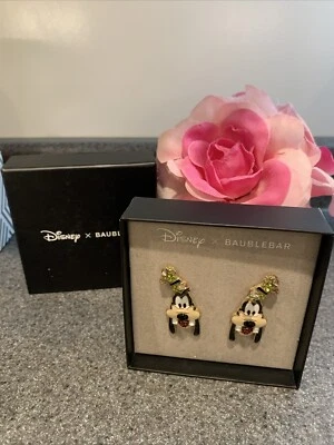 Disney X Baublebar Goofy Estrás Esmalte Tachuelas Brillantes Pendientes! ¡Nuevo en caja! Foto 1 de 4