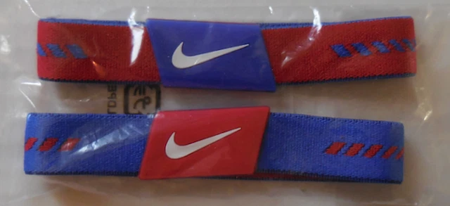 Nike Baller Bands University Red/White/Racer Blue/White L/XL One Pair