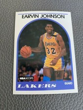 Magic Johnson 1989 Hoops  #270  Card Los Angeles Lakers