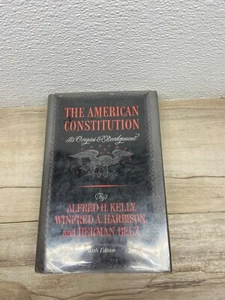Vtg 1983 The American Constitution Its Orgins And Development By Alfred H. Kelly - Imagen 1 de 17