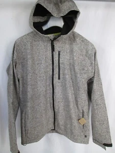 NwoT Men's BURTON Process COLOMBO Zip Up Gray Hooded Jacket Size M DWR Coating - Picture 1 of 8