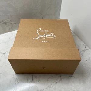 Christian Louboutin Brown Storage Belt Empty Drawer Box L 7.5" x W 7.5" x H 3.5" - Picture 1 of 14