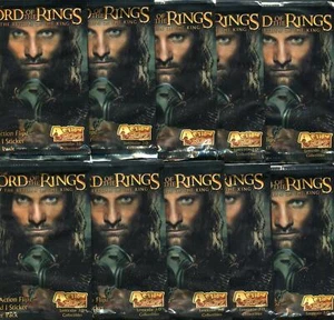 Herr der Ringe Rückkehr des Königs Action Flipz Karten Pack Lot 10 Sealed Packs - Bild 1 von 1