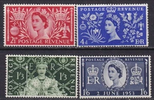 Gran Bretaña 1953 Yvert 279/82 Isabel II Coronación MNH VF - Imagen 1 de 1