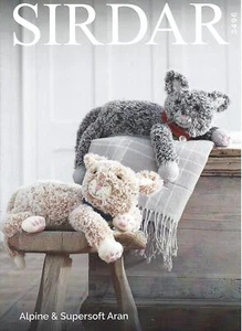 Patrón de Tejer Sirdar - Sirdar Alpino y Superblando Aran, Gatos 2496 - Imagen 1 de 1